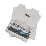 Single Seater Racing Car Artwork Unisex Heavy Cotton Tee High Speed Inspired Streetwear Graphic Shirt For Motorsport Fans And Performance Enthusiasts