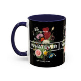 You Can Be Whatever Motivational Coffee Mug Ceramic White Accent Mug Bold Floral Empowerment Design Daily Reminder Positive Energy Drinkware Perfect Gift for Dreamers Friends Office and Home