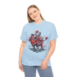 Legends On Court Unisex Heavy Cotton Tee Basketball Streetwear Graphic T Shirt Vibrant Athletic Art Design Perfect Gift For Sports Fans Players Gymwear Festivals And Urban Fashion Lovers