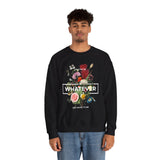 You Can Be Whatever Motivational Crewneck Sweatshirt Comfortable Unisex Pullover Bold Floral Empowerment Design Streetwear Positive Vibes Cozy Everyday Wear Perfect Gift for Dreamers Friends and Free...