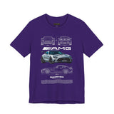 High Performance Silver Track Car Unisex Heavy Cotton Tee Bold Streetwear Racing Style Graphic Shirt Gift for Speed Lovers