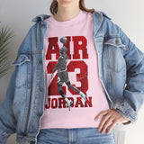 Air Jordan Sky Legend Unisex Heavy Cotton Tee Bold Athletic Streetwear Design Inspirational Basketball Dunk Artwork Motivational Sports Graphic Tee For Dreamers And Hustlers