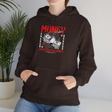 Money Motivation Hustler Mindset Graphic Print Unisex Heavy Blend Hoodie Streetwear Ambition Sweatshirt