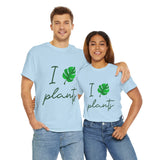I Love Plants Unisex Heavy Cotton Tee Eco Friendly Botanical Leaf Nature Lover Green Gardening T Shirt Sustainable Plant Parent Gift For Gardeners