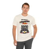 High-Performance Race Machine Concept Unisex Heavy Cotton Tee Powerful Aerodynamic Single-Seater Track Car Graphic Streetwear Top