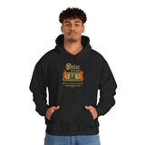 Dollar The Strength Burning Money Legacy Unisex Heavy Blend Hooded Sweatshirt Gothic Flames Graphic Bold Motivational Streetwear Hoodie