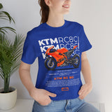 KTM RC 8C Track Inspired Unisex Heavy Cotton Tee Racing Superbike Graphic Streetwear Motorsport Fan T Shirt