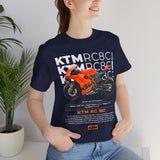 KTM RC 8C Track Inspired Unisex Heavy Cotton Tee Racing Superbike Graphic Streetwear Motorsport Fan T Shirt