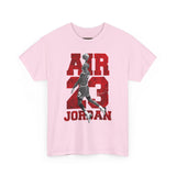 Air Jordan Sky Legend Unisex Heavy Cotton Tee Bold Athletic Streetwear Design Inspirational Basketball Dunk Artwork Motivational Sports Graphic Tee For Dreamers And Hustlers