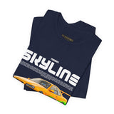 JDM Street Racing Legend Skyline R34 Inspired Supra MK4 Style Unisex Graphic Tee Japanese Drift Car Culture Motorsport Streetwear Shirt