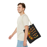 Sunflower Ho'oponopono Tote Bag Hawaiian Healing Prayer Design Spiritual Positivity Canvas Bag Mindfulness Reusable Durable Eco Friendly Shopping Tote