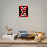 Air Ascent Glossy Poster Collector Edition Bold Motivational Wall Art Red Black Athletic Energy Modern Design For Gym Rooms Studios Offices And Ambitious Dreamers