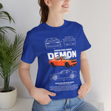 Firestorm Muscle Car Blueprint Design Unisex Heavy Cotton Tee Powerful Retro Performance Art Shirt for Streetwear Lovers & Collectors