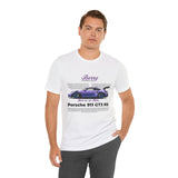 Porsche 911 GT3 RS Berry Purple Inspired Illustrated Sports Car Graphic T Shirt Luxury Performance Racing Streetwear Unisex Heavy Cotton Tee High Speed Motorsport Lifestyle Gift For Car Enthusiasts