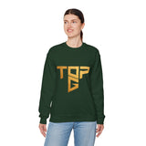 TopG Graphic Unisex Heavy Blend Crewneck Sweatshirt Motivational Hustler Streetwear Fitness Entrepreneur Alpha Mindset Pullover