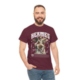 Hermes Greek Mythology Unisex Heavy Cotton Tee Ancient God of Communication and Travel Streetwear Graphic T Shirt