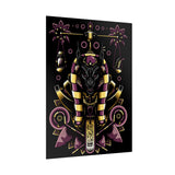 Anubis Balance God Matte Vertical Poster Egyptian Mythology Wall Art Cosmic Balance Decor For Home Office Gym Tattoo Studio Spiritual Aesthetic And Modern Streetwear Art Lovers