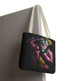 Snapshot of Madness Art Eco Tote Bag Dark Comic Neon Design Premium Canvas Reusable Shopping Bag Streetwear Lifestyle Accessory for Creative Thinkers Artists and Urban Dreamers