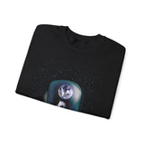 Space Exploration Crewneck Sweatshirt Unisex Heavy Blend Pullover Galaxy Earth Spaceship Astronomy Inspired Cosmic Science Lover Nerd Geek Astronaut Top