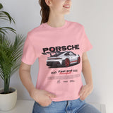 High-Performance Track Machine Blueprint Design Unisex Heavy Cotton Tee Powerful Street Racing Inspired Graphic Shirt