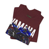 R3 Inspired Sport Motorcycle Art Unisex Heavy Cotton Tee Dynamic Streetwear Graphic for Riders and Moto Enthusiasts
