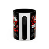 Love Yourself Deep Accent Coffee Mug 11oz 15oz Self Love Motivational Quote Cup Rose Graphic Positive Affirmation Daily Inspiration Empowerment Gift Mug