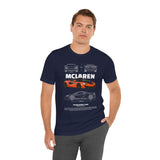 Orange Hypercar Blueprint Unisex Heavy Cotton Tee High Detail Automotive Art Streetwear Graphic for Car Enthusiasts and Daily Wear