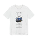 YZF-R1 Motorcycle Inspired Tee Japanese Liter Class Superbike Graphic Unisex Heavy Cotton Tee Racing Blueprint Streetwear Art Gift
