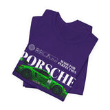 Porsche 911 Green Monster Racing Car Graphic Unisex Heavy Cotton Tee High Performance Speed Machine Streetwear Shirt for Car Enthusiasts