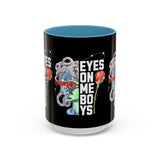 Eyes On Me Boys Medusa Accent Coffee Mug 11oz 15oz Mythological Streetwear Bold Empowerment Design Perfect Gift for Coffee Lovers Friends Birthdays Daily Motivation
