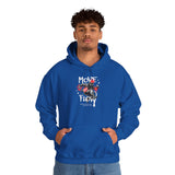Move With Flow Breakdance Graphic Unisex Heavy Blend Hooded Sweatshirt Hip Hop Streetwear Dance Rhythm Hoodie