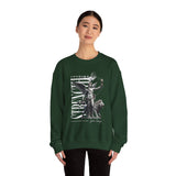 Inspire Strength Ignite Courage Unisex Crewneck Sweatshirt Premium Motivational Streetwear Bold Statue Graphic