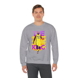 The Court Monarch Unisex Sweatshirt Motivational Basketball Streetwear Bold Athletic Pullover for Champions Dreamers and Sports Lovers