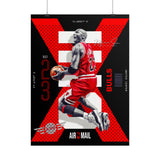 Air Ascent Glossy Poster Collector Edition Bold Motivational Wall Art Red Black Athletic Energy Modern Design For Gym Rooms Studios Offices And Ambitious Dreamers