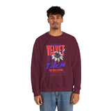 Velvet Dream The Collective Crewneck Sweatshirt Comfortable Unisex Pullover Bold Typography Graphic Artistic Streetwear Fashion Cozy Everyday Wear Perfect Gift for Creatives Dreamers and Trendsetters