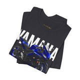 R3 Inspired Sport Motorcycle Art Unisex Heavy Cotton Tee Dynamic Streetwear Graphic for Riders and Moto Enthusiasts