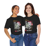 Blessed Praying Hands Floral Christian Graphic Unisex Jersey Short Sleeve Tee Faith Inspired Religious Streetwear Bold Motivational T Shirt