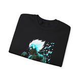 Limit Break Energy Unisex Sweatshirt Motivational Streetwear Power Graphic For Gym Lifestyle Anime Inspired Bold Confidence And Inner Focus