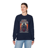 Firefighter Courage Sweatshirt One Life One Decision Unisex Heavy Blend Crewneck Bold Firefighter Design Motivational Streetwear Tribute To Heroes Perfect Gift For Firefighters And Everyday Warriors