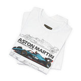 Single Seater Racing Car Artwork Unisex Heavy Cotton Tee High Speed Inspired Streetwear Graphic Shirt For Motorsport Fans And Performance Enthusiasts