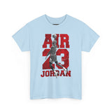 Air Jordan Sky Legend Unisex Heavy Cotton Tee Bold Athletic Streetwear Design Inspirational Basketball Dunk Artwork Motivational Sports Graphic Tee For Dreamers And Hustlers