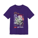 Blessed Praying Hands Floral Christian Graphic Unisex Jersey Short Sleeve Tee Faith Inspired Religious Streetwear Bold Motivational T Shirt