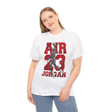 Air Jordan Sky Legend Unisex Heavy Cotton Tee Bold Athletic Streetwear Design Inspirational Basketball Dunk Artwork Motivational Sports Graphic Tee For Dreamers And Hustlers