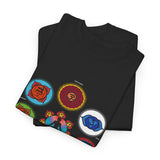 Kundalini Yoga Chakra Graphic T Shirt Awaken The Power Inside You Spiritual Meditation Seven Chakras Sahasrara Muladhara Anahata Yoga Wear Unisex Fitness Wellness Festival Gift India