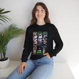 Comic Chaos Halftone Art Unisex Heavy Blend Crewneck Sweatshirt Bold Graphic Streetwear Pullover Premium Vintage Design Warm Cozy Fleece Everyday Wear Perfect Gift for Art Lovers and Urban Culture...