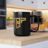 TopG Black Ceramic Coffee Mug Gold Print Motivational Hustler Alpha Mindset Entrepreneur Streetwear Lifestyle Tea Cup
