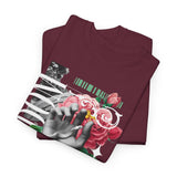 Freedom Hand Rose Graphic Unisex Heavy Cotton Tee Comfortable Streetwear T Shirt Motivational Bold Artistic Design Statement Piece Perfect Gift for Friends Empowerment Casual Wear