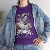 Sadness Graphic T Shirt Unisex Heavy Cotton Tee Greek Statue Art Design Emotional Aesthetic Streetwear Vintage Gothic Fashion Artistic Expression Top