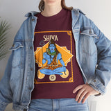 Lord Shiva Mahadev Devotional Unisex T Shirt Hindu Spiritual Graphic Cotton Tee Trishul Rudraksha Mahakal Temple Festival Wear Meditation Yoga Gift India