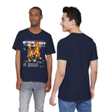 Currency Blaze Burning Money Graphic Unisex Jersey Short Sleeve Tee Bold Streetwear Flame Cash Statement T Shirt Urban Fashion